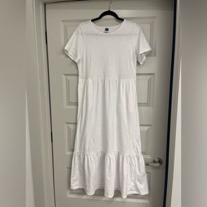 Old navy maxi white dress